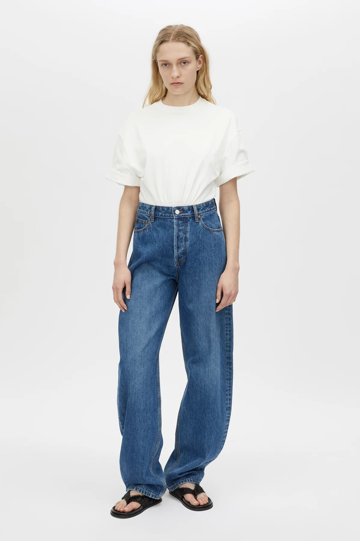 Peretti Short Sleeve Bodysuit in Soft White - CAMILLA AND MARC® C&M | CAMILLA AND MARC (ANZ)