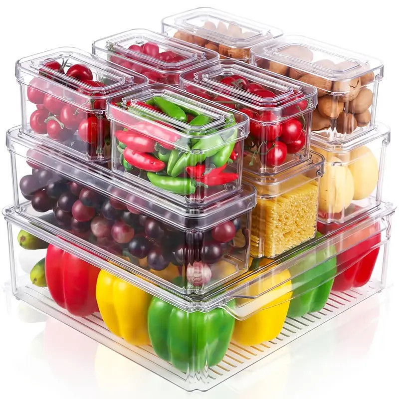Refrigerator Organizers Clear Stackable Refrigerator - Temu | Temu Affiliate Program