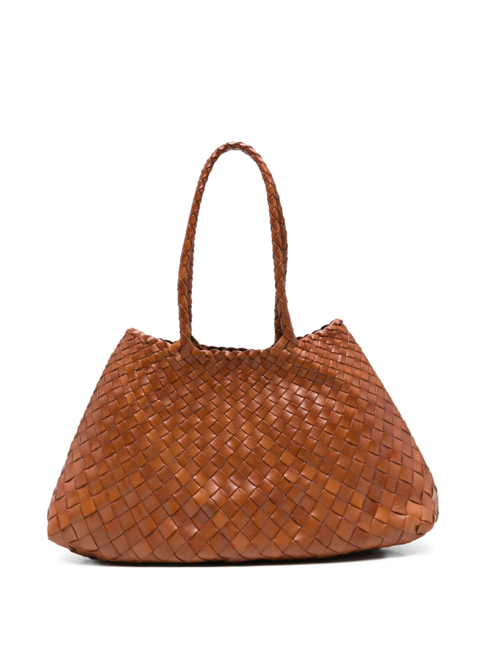 DRAGON DIFFUSION woven braided tote bag - Brown | Farfetch Global