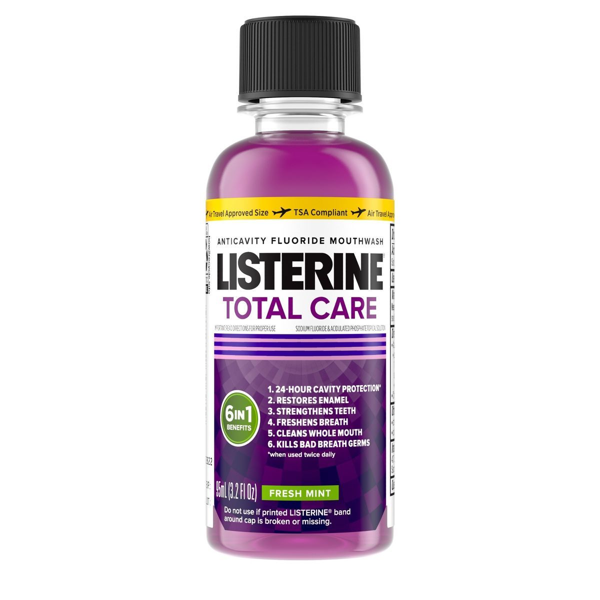Listerine Total Care Fresh Mint Anticavity Mouthwash for Bad Breath and Enamel Strength | Target
