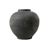 Artissance Earthy Gray Small Pottery Apple-Shaped Pot, 10 Inch Tall | Amazon (US)