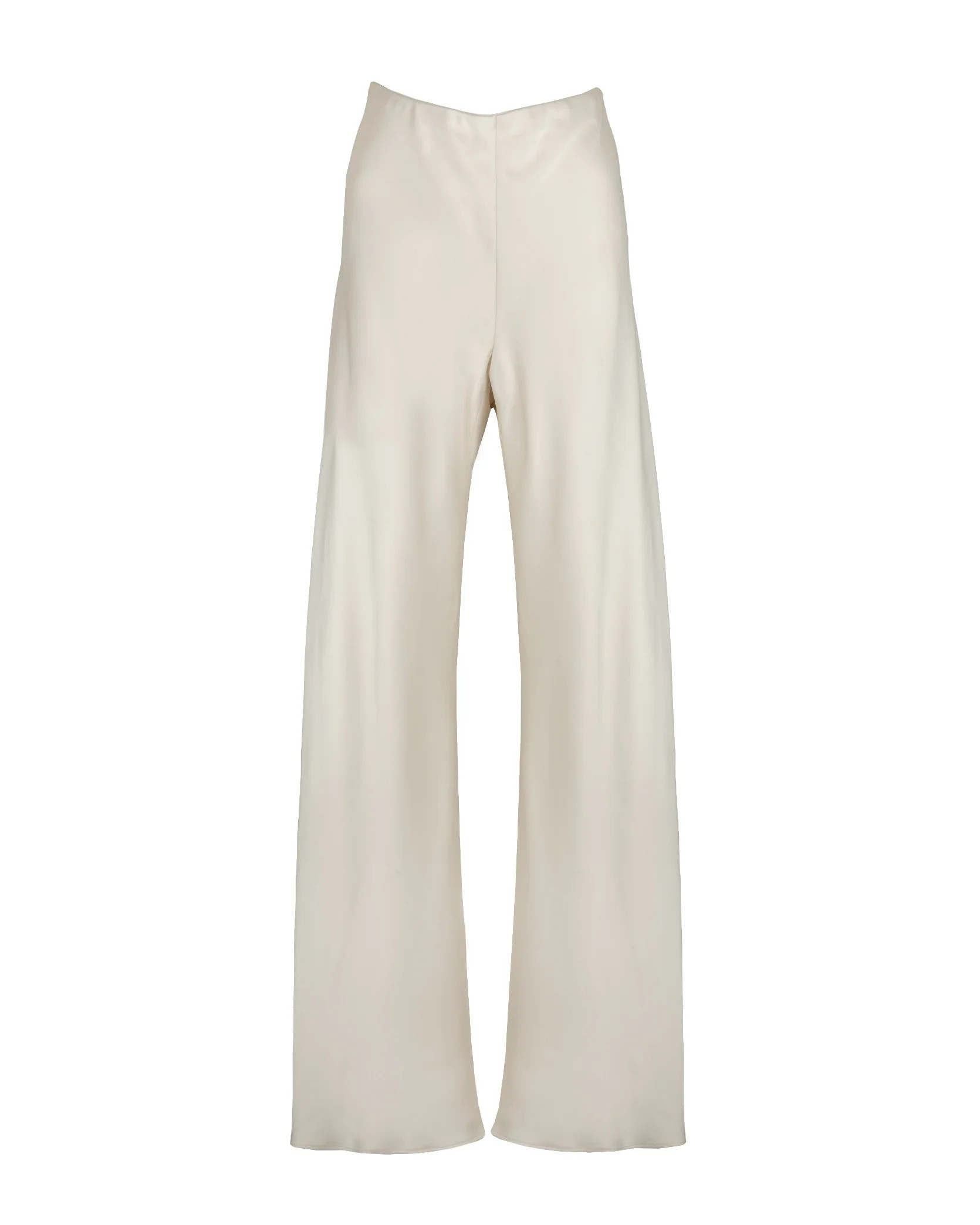 The Sandra | Satin Trousers Cream | Sinead Keary