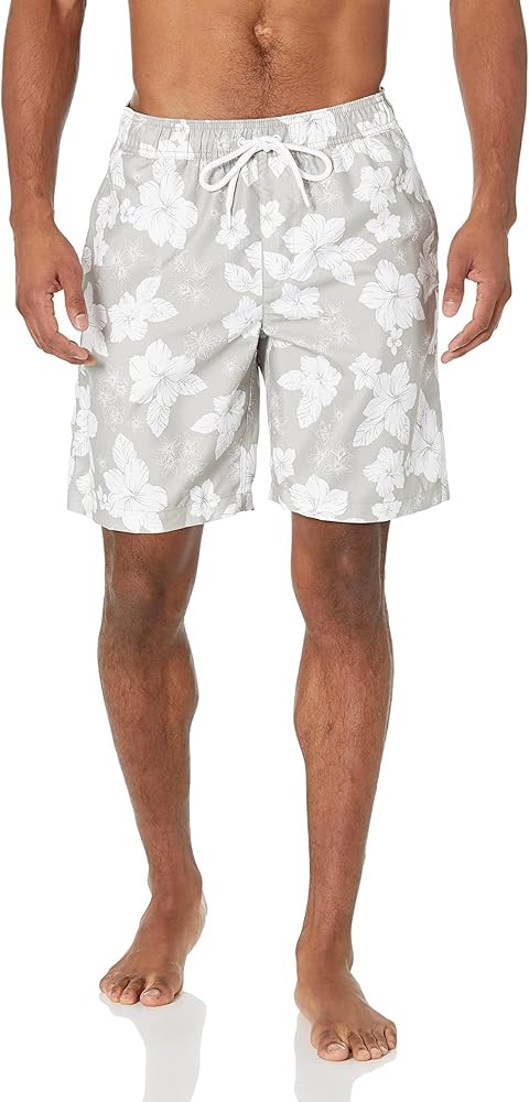 Amazon Essentials Men's 9" Swim Trunks with Mesh Lining, Pockets, Drawstring Closure | Amazon (US)