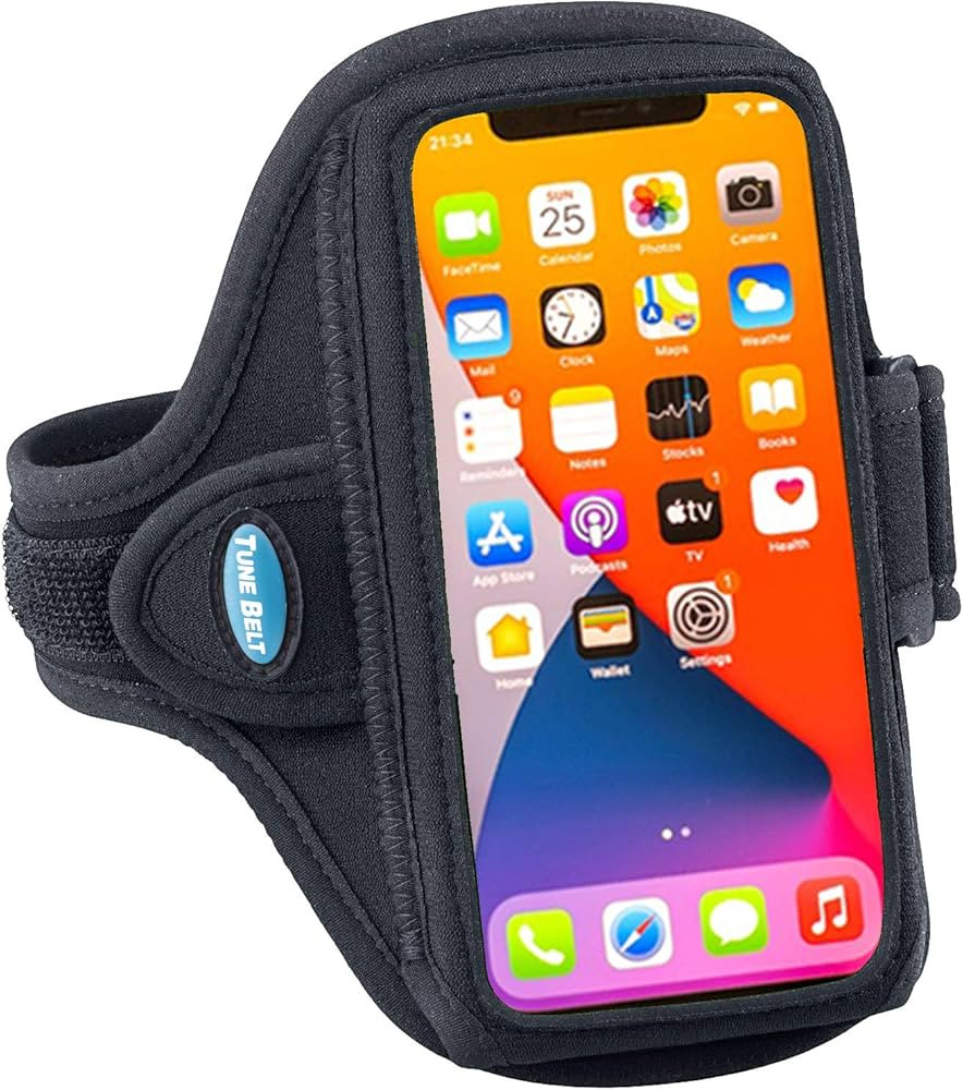 Tune Belt AB91 Cell Phone Armband Holder Case for iPhone 11/12/13/14/15, 12/13/14/15 Pro, 11 Pro ... | Amazon (US)