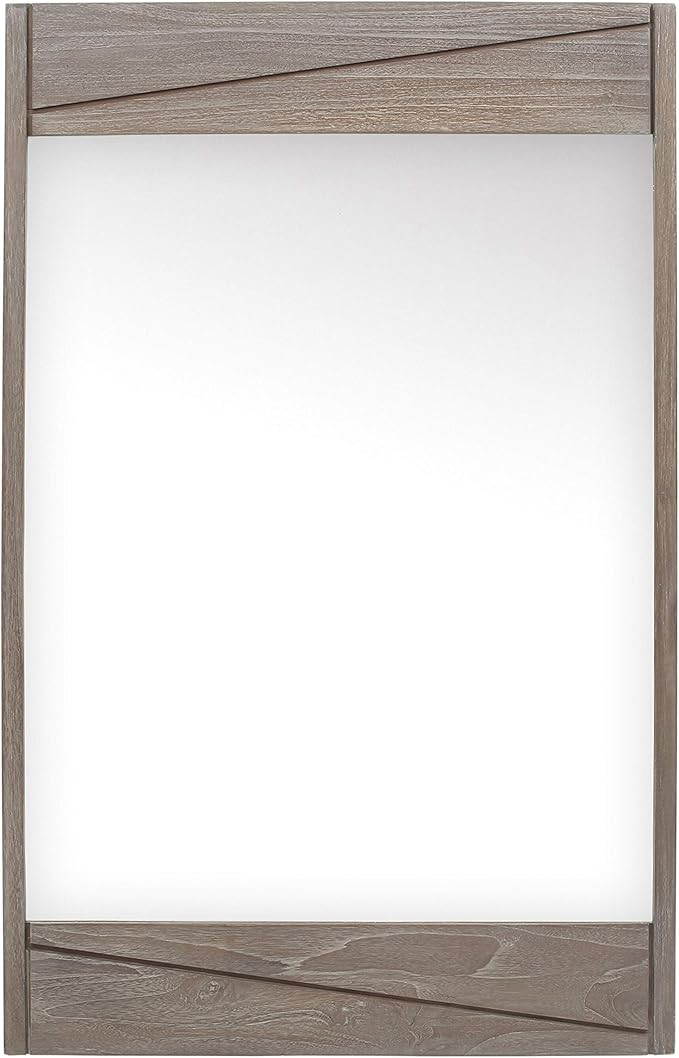 Avanity 24 in. Bathroom Mirror with Teak Frame Gray Teak | Amazon (US)