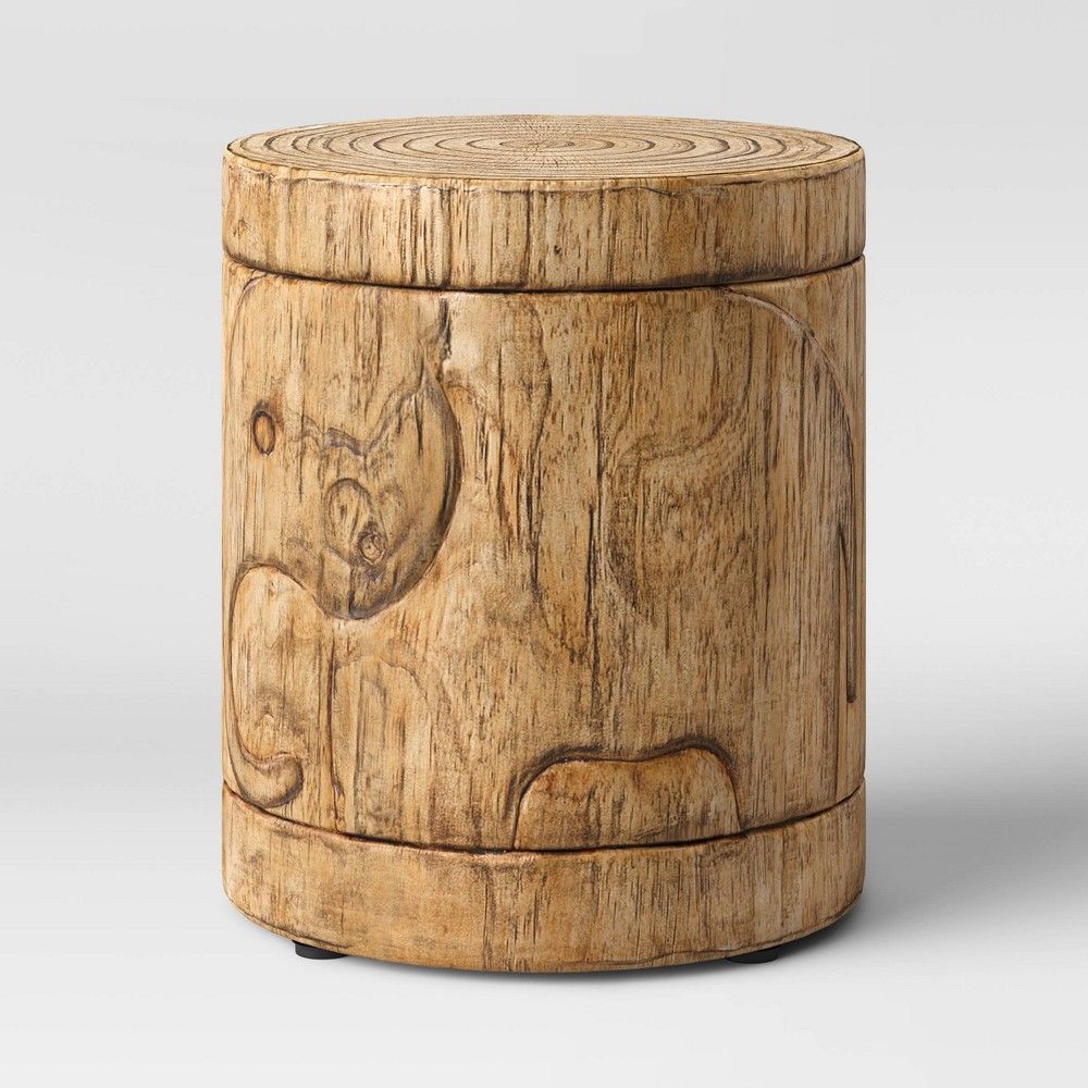 Faux Wood Elephant Patio Accent Table - Opalhouse™ | Target