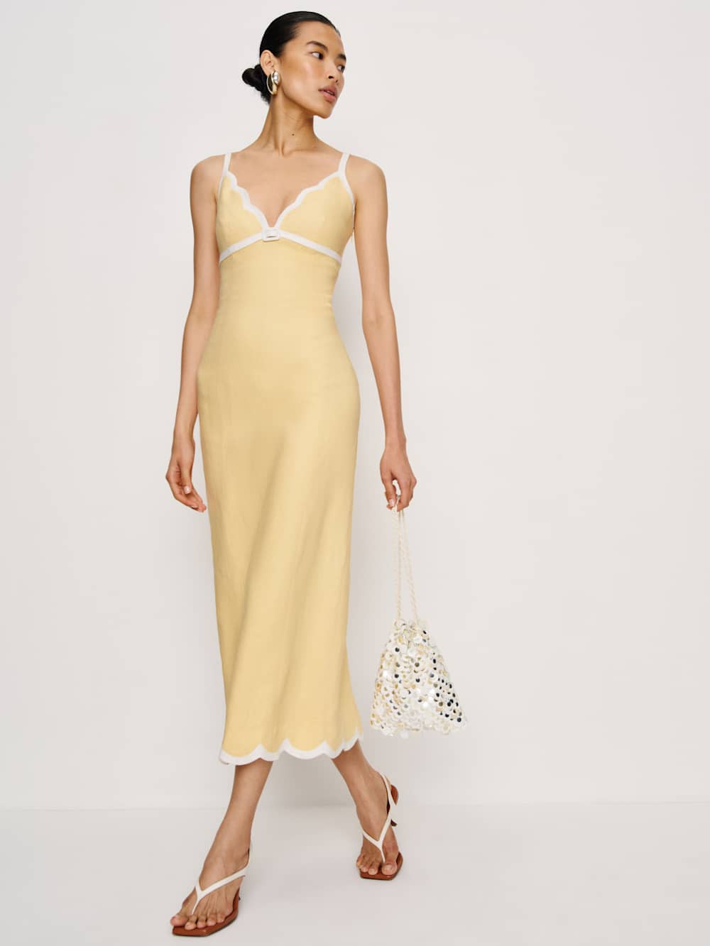 Sara Linen Dress | Reformation (Global)