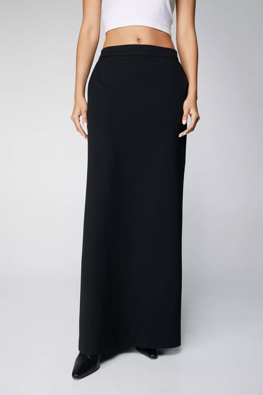 Tailored Pocket High Waist Maxi Skirt | Nasty Gal US