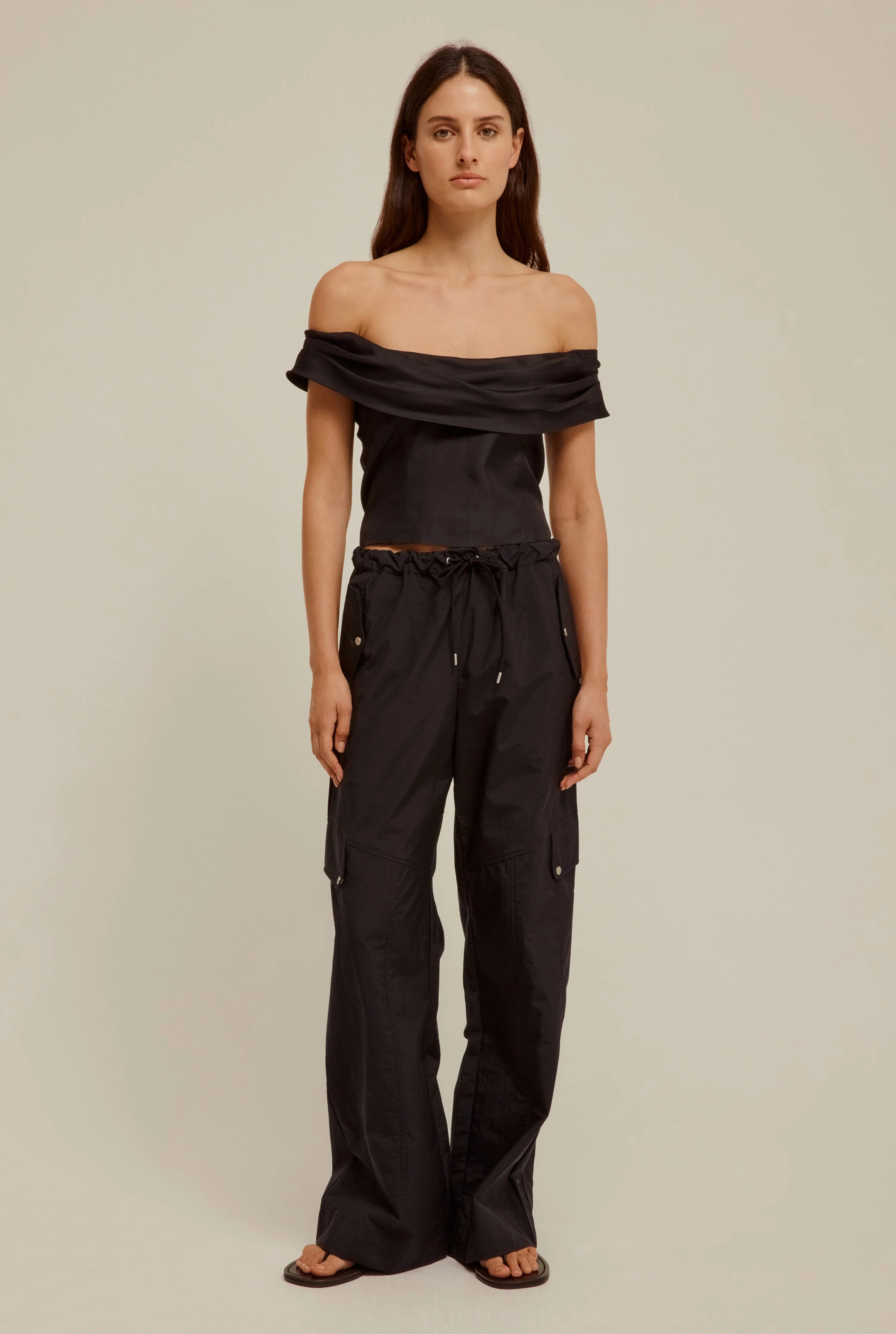 Silk Cowl Neck Bodice | Venroy AU