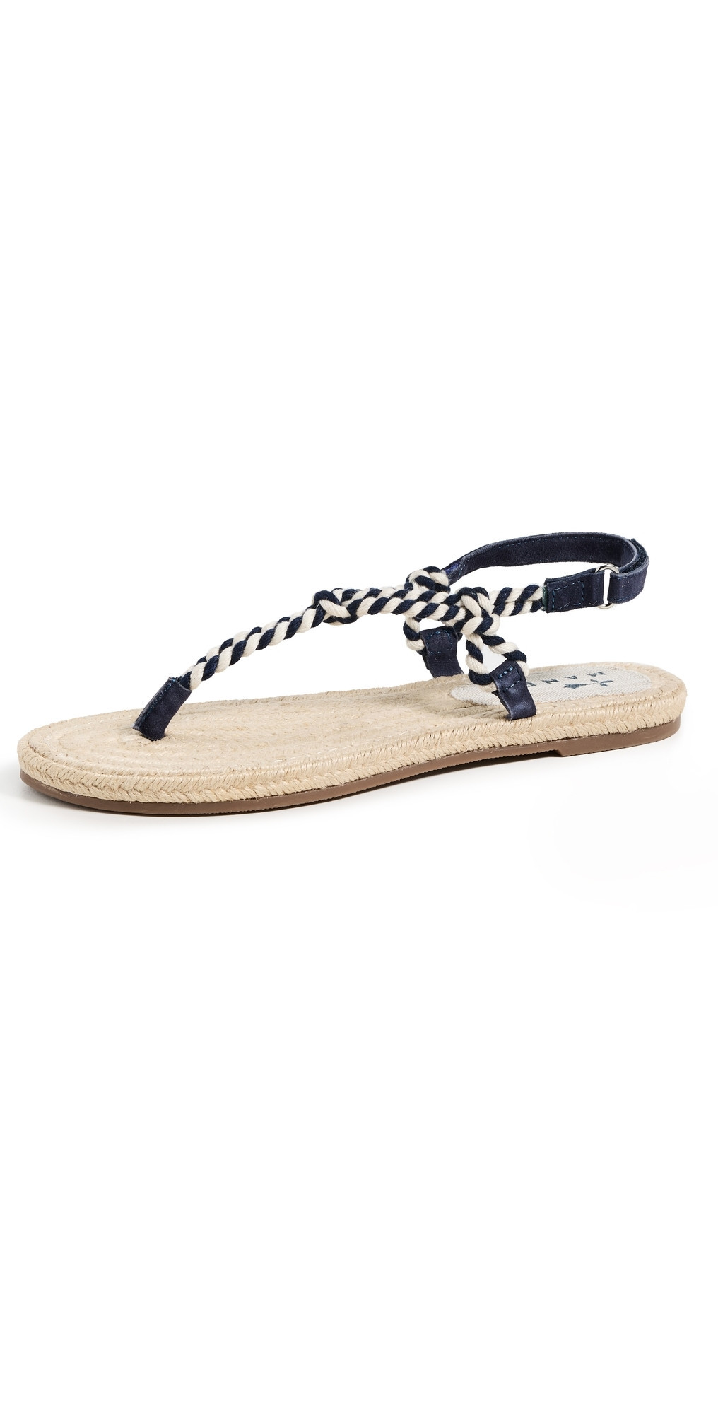 Manebi Rope Sandals Navy/Natural 40 | Shopbop