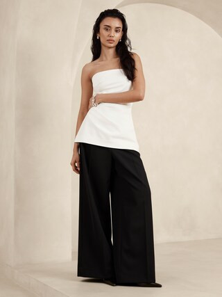 Everywhere Ponte Strapless Top | Banana Republic (CA)