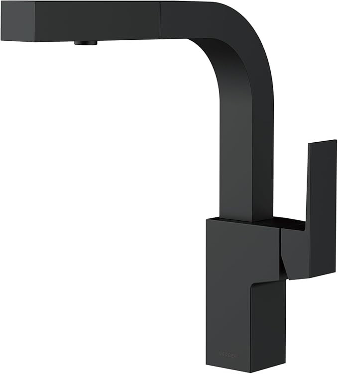 Gerber Mid-Town Single Handle Kitchen Faucet with Pull-Out Sprayer – Contemporary Architectural... | Amazon (US)