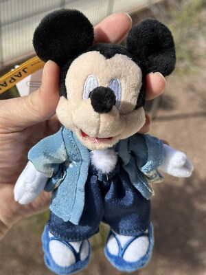NEW Tokyo Disney Mickey Mouse In Japanese Kimono Plush Keychain 2024 Limited Ed | eBay US