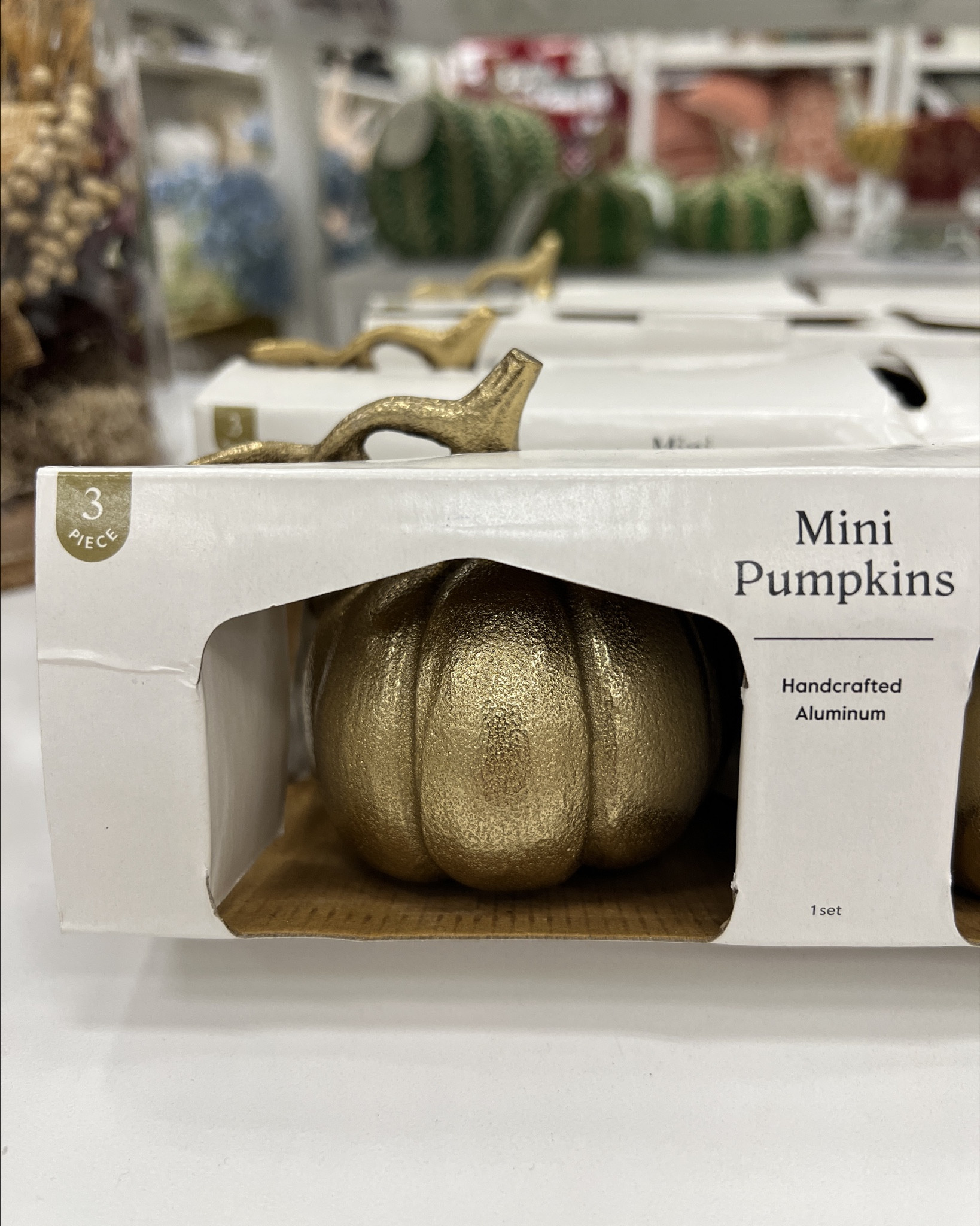 These gold mini pumpkins from Target are such a cute way to dress up your space for fall 🍂✨ Perfect for Halloween, Thanksgiving, or everyday autumn decor!

Target Halloween decor. Target fall decor. Pumpkin decor. Gold pumpkins. Target home. Threshold style. Fall home decor. Halloween decor ideas. Thanksgiving table decor. Affordable fall decor.

#LTKStyleTip #LTKSeasonal #LTKHome