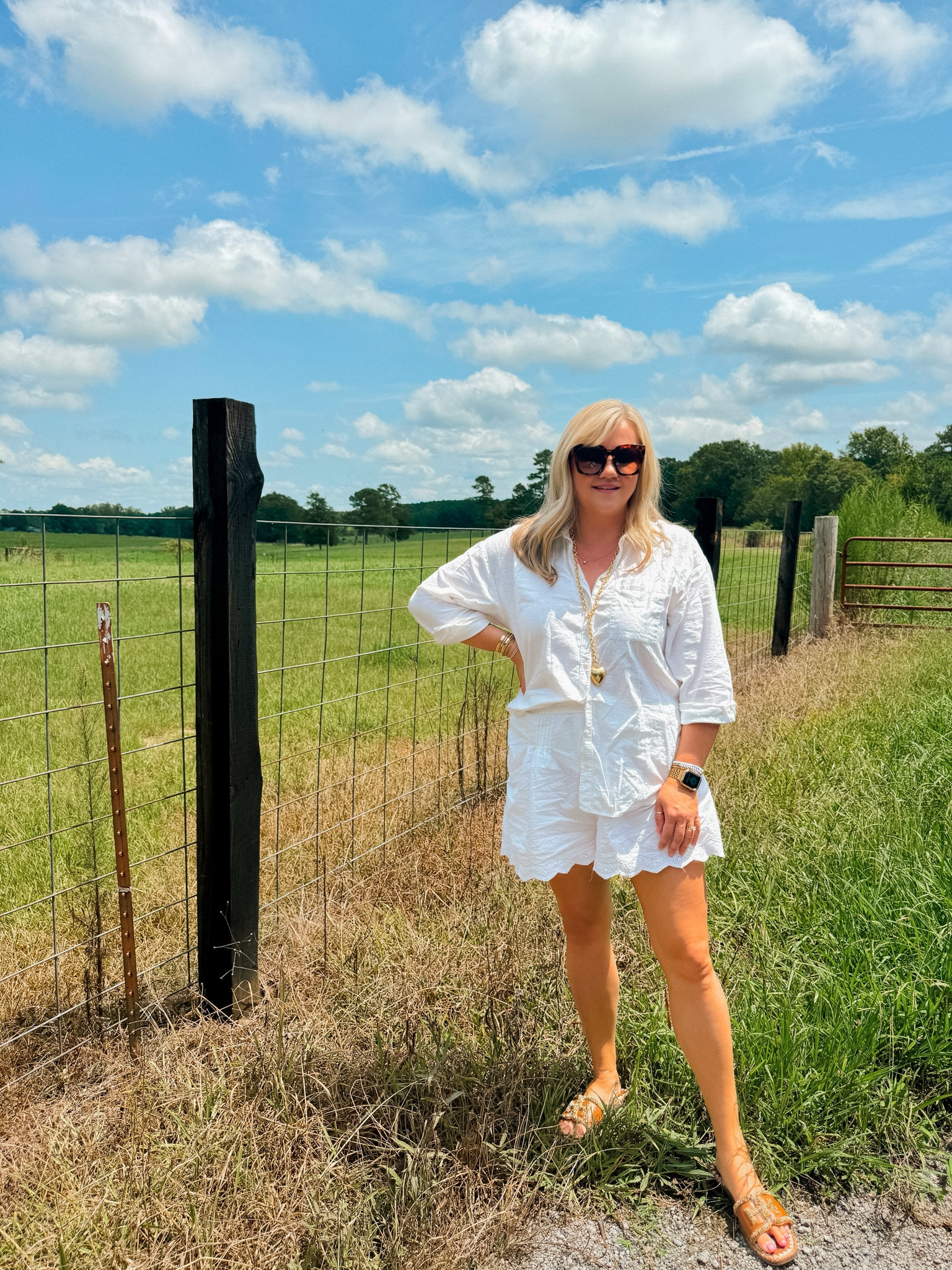All white for a trip to the SC farm

#LTKStyleTip #LTKSeasonal #LTKMidsize