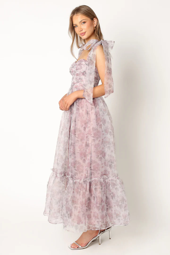 Floret Midi Dress - Dark Purple | Petal & Pup (US)