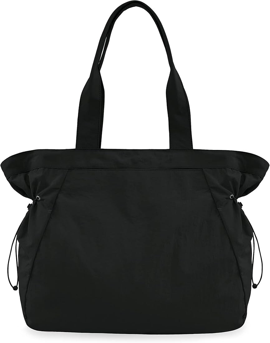 ODODOS 18L Side-Cinch Shopper Bags Lightweight Shoulder Bag Tote Handbag for Shopping Workout Bea... | Amazon (US)