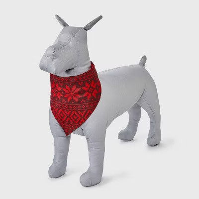 Reversible Snowflake Dog Bandana - Boots & Barkley™ One Size Fits Most | Target