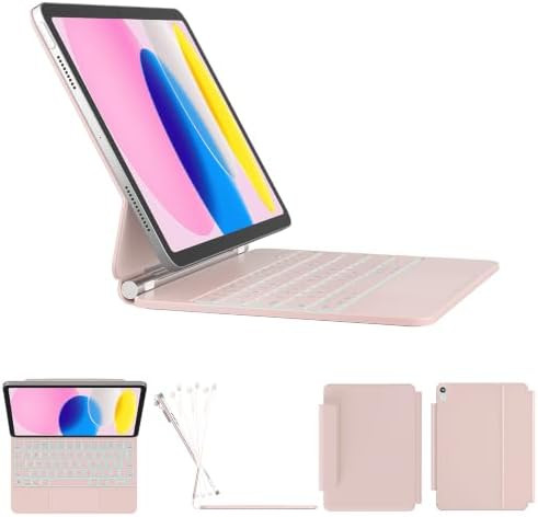 RAYMCRAFT for iPad 11th(A16, 2025)/10th Generation Case with Keyboard, Magic Keyboard 2022, Sprin... | Amazon (US)