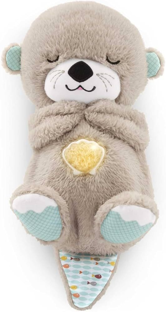 Fisher-Price Sound Machine Soothe 'N Snuggle Otter Portable Plush Baby Toy with Sensory Details M... | Amazon (US)