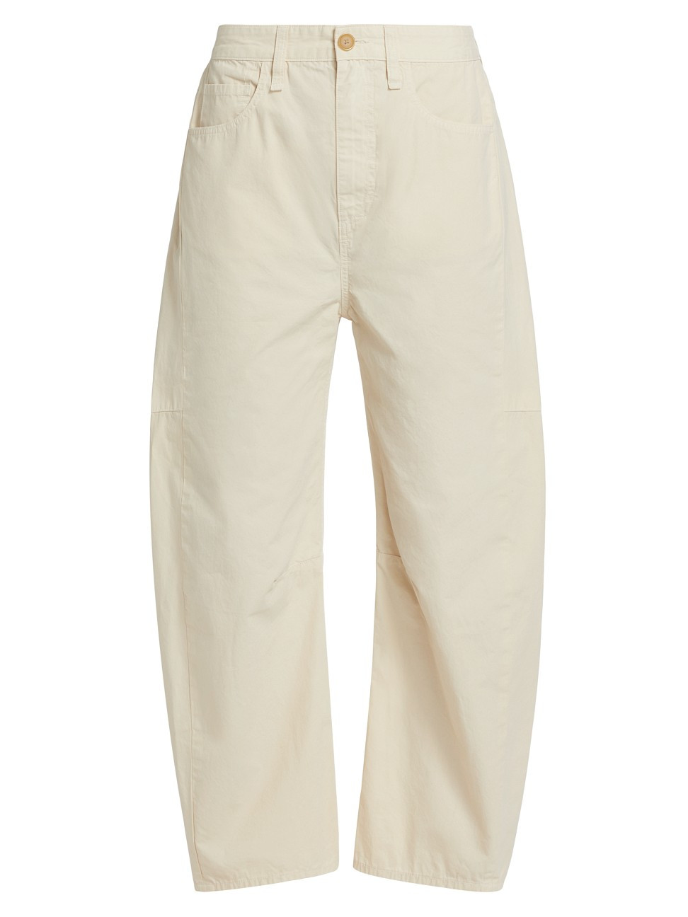 Women's Charlie Cotton Barrel Pants - Ivory - Size 00 | Saks Fifth Avenue