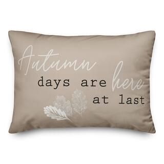 Brown Autumn Days At Last Throw Pillow | Michaels Stores