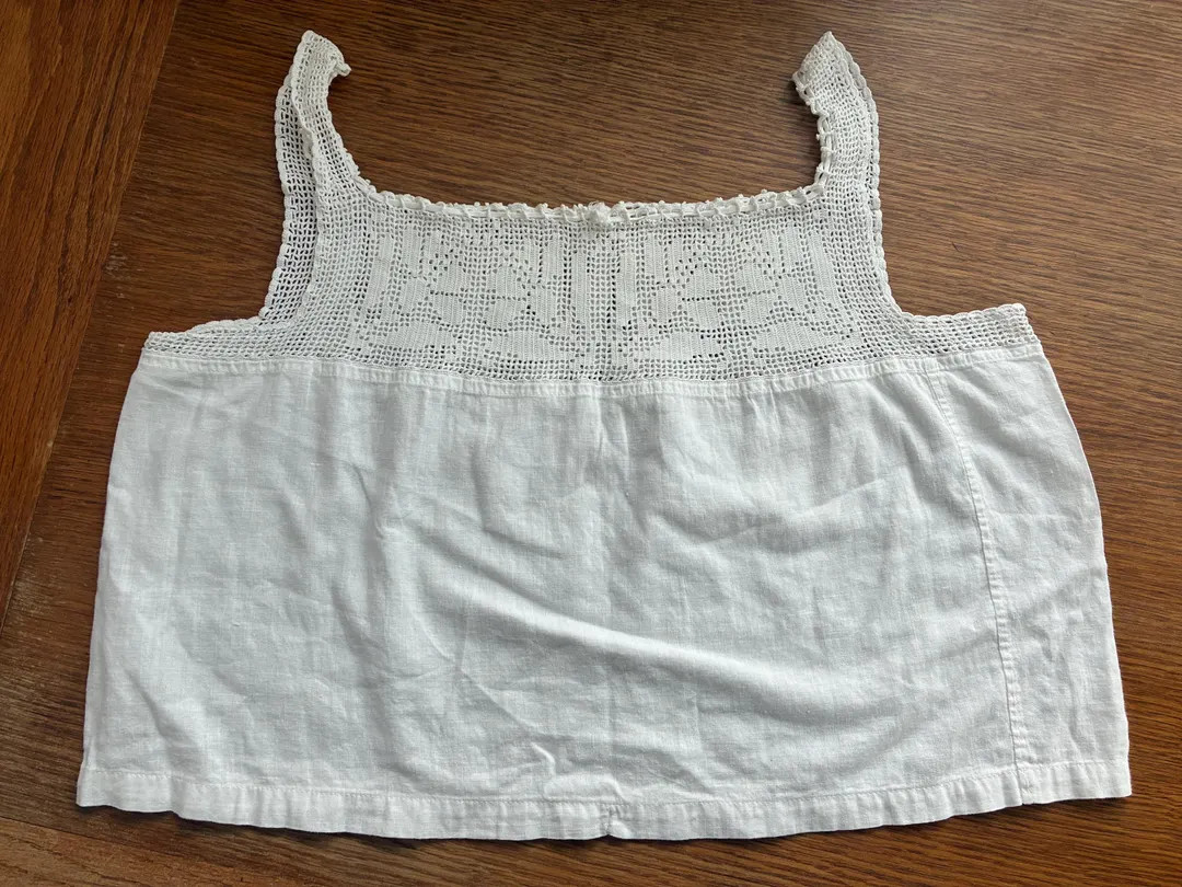 Vintage Crochet Lace Crop Top | Etsy (Global)