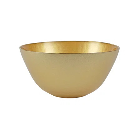 Metallic Glass Slate Deep Bowl | Wayfair North America