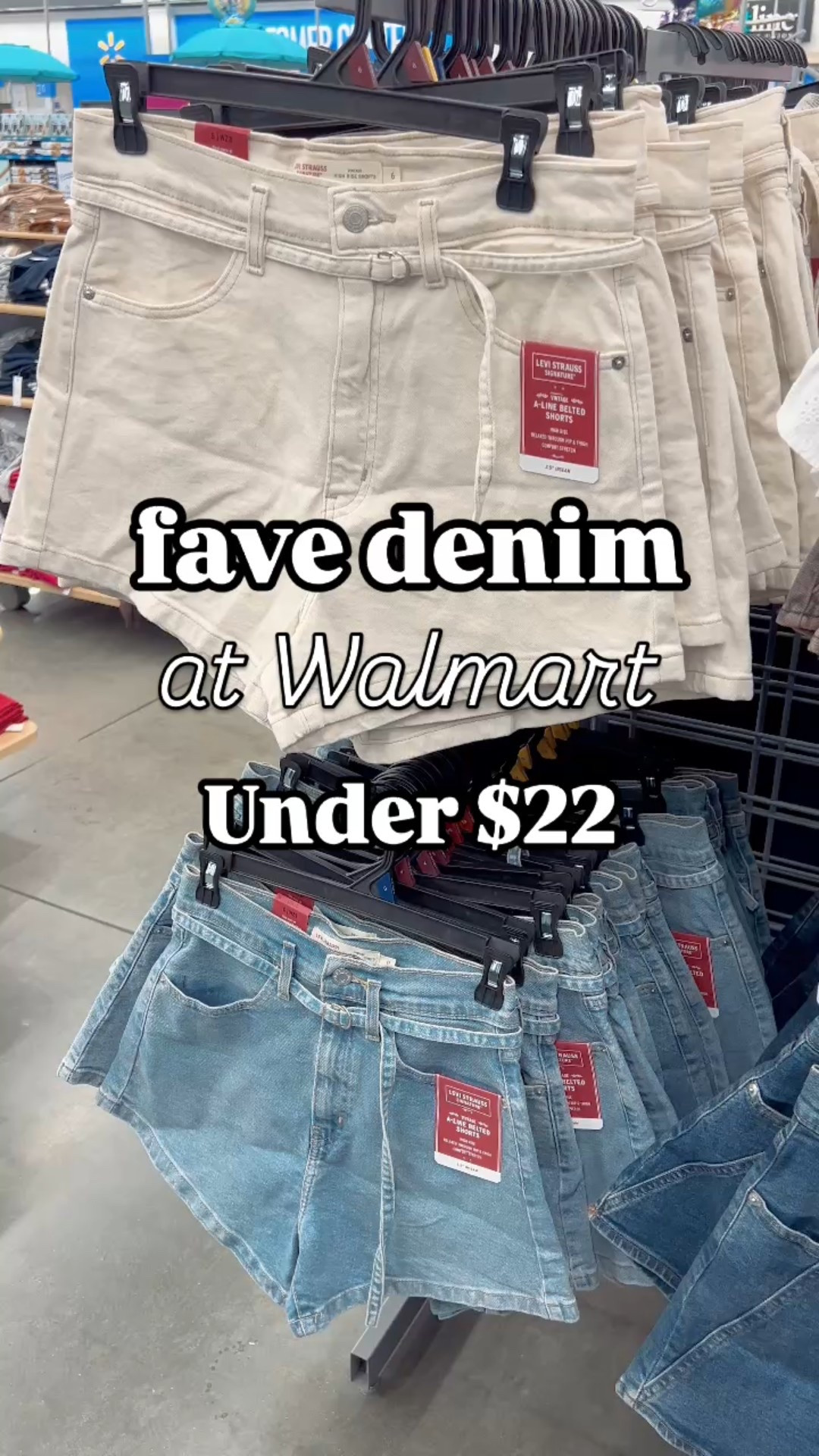 The best denim at Walmart! 

Under $22 and available in 3 washes

3.5 inch inseam 

#LTKStyleTip #LTKWatchNow #LTKFindsUnder50