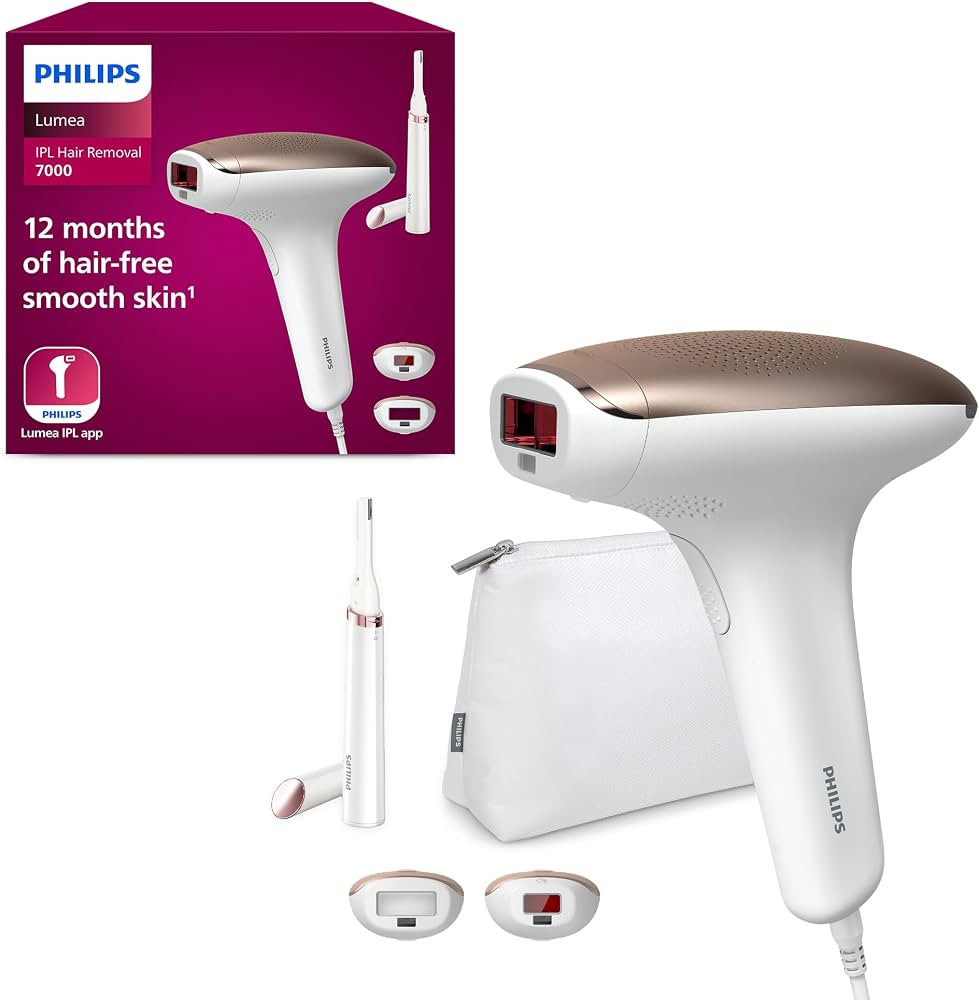 Philips Lumea IPL Haarentfernungsgerät 7000 Series – Haarentfernungsgerät mit Satin Compact K... | Amazon (DE)