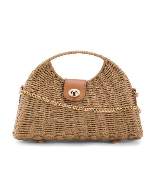 Basket East West Satchel | TJ Maxx