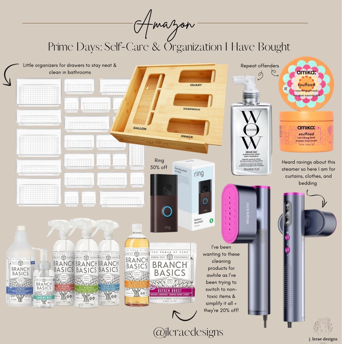 Cleaning, organizing, and trying to get my life together—one Amazon order at a time 🧺✨ Rounded up my favorite finds for basic storage, everyday cleaning must-haves, and a few hair products that actually do what they promise. Functional and pretty? Yes, please. #amazonfinds

#LTKFindsUnder50 #LTKHome #LTKFindsUnder100