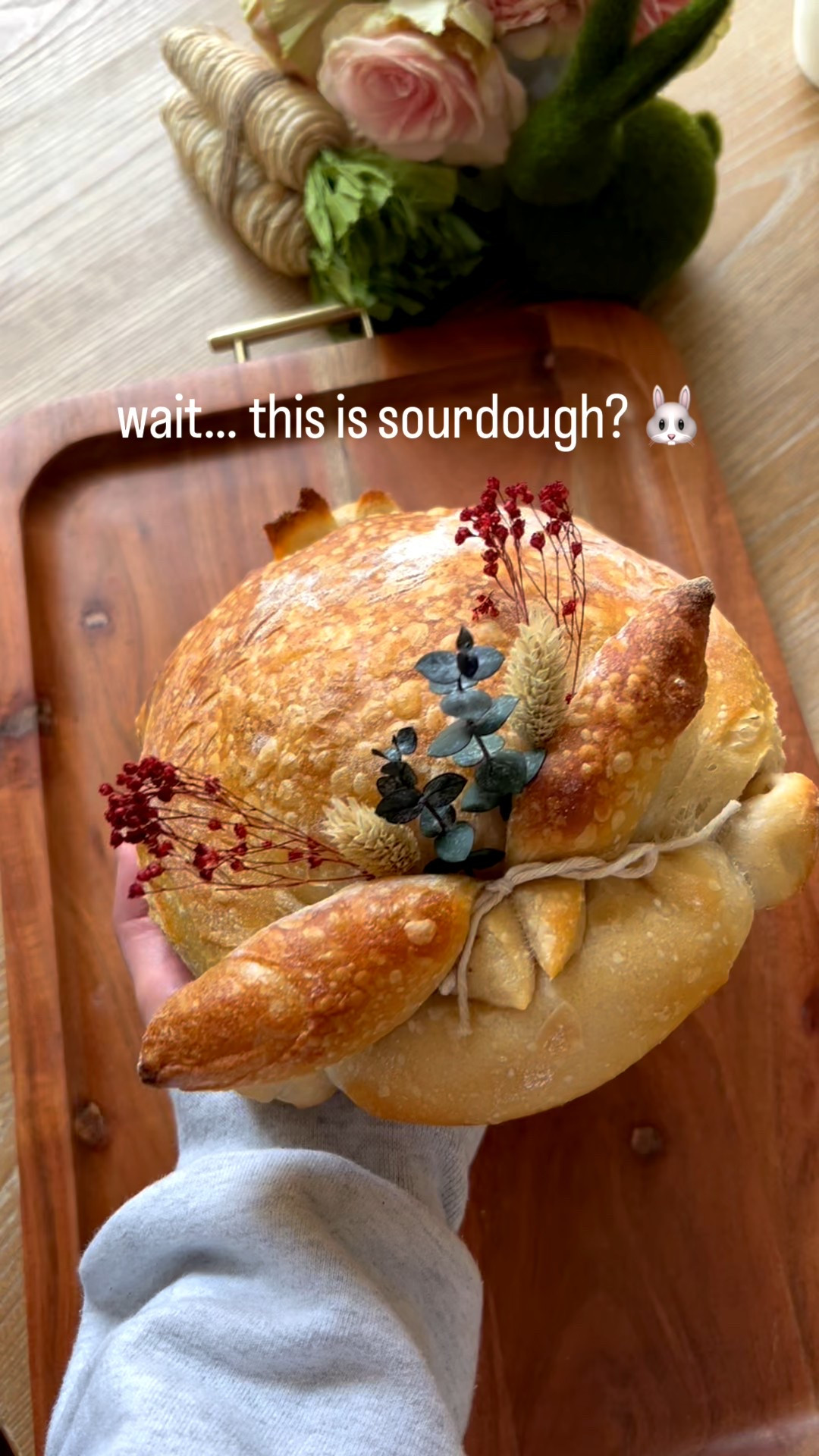 🐰 sourdough bunny

because baking bread should be a little fun too.
save this idea for easter baking 🌸

#sourdough #sourdoughbread #breadart #easterbaking #springbaking

#LTKdayinmylife #LTKSeasonal #LTKfoodie