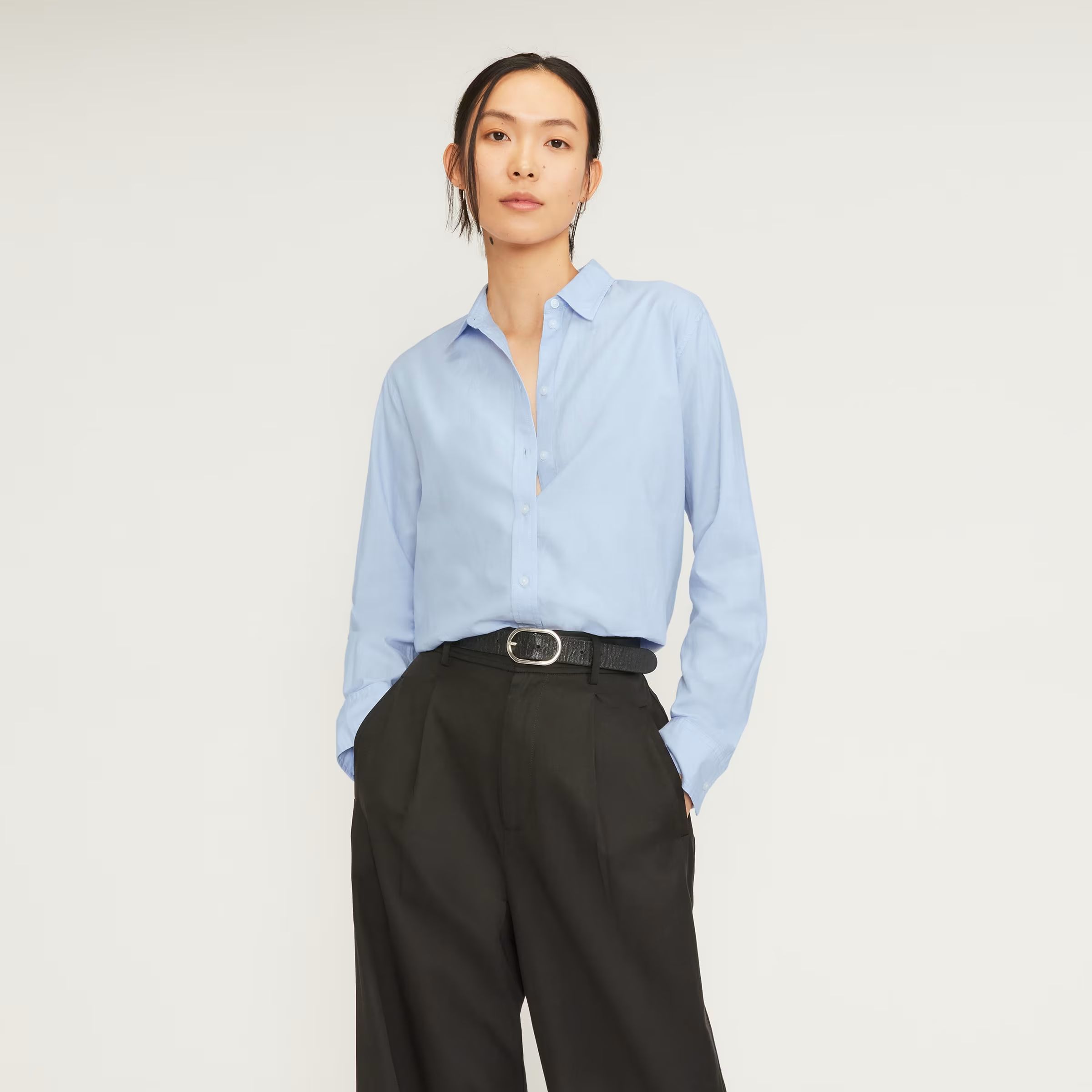 The Silky Cotton Relaxed Shirt$88 | Everlane