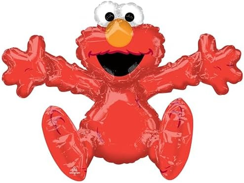 Anagram/MD 26" Sesame Street Elmo Birthday Party Decoration Supply Multi-Balloon Mylar Foil Air-F... | Amazon (US)