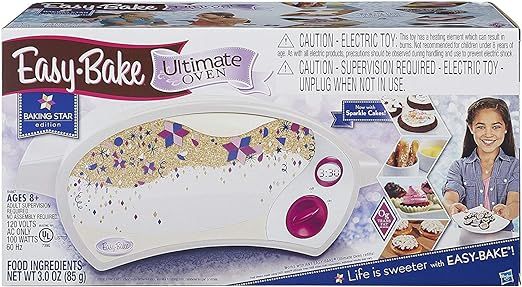 Easy Bake Ultimate Oven, Baking Star Super Treat Edition with 3 Mixes. for Ages 8 and up. (Oven O... | Amazon (US)