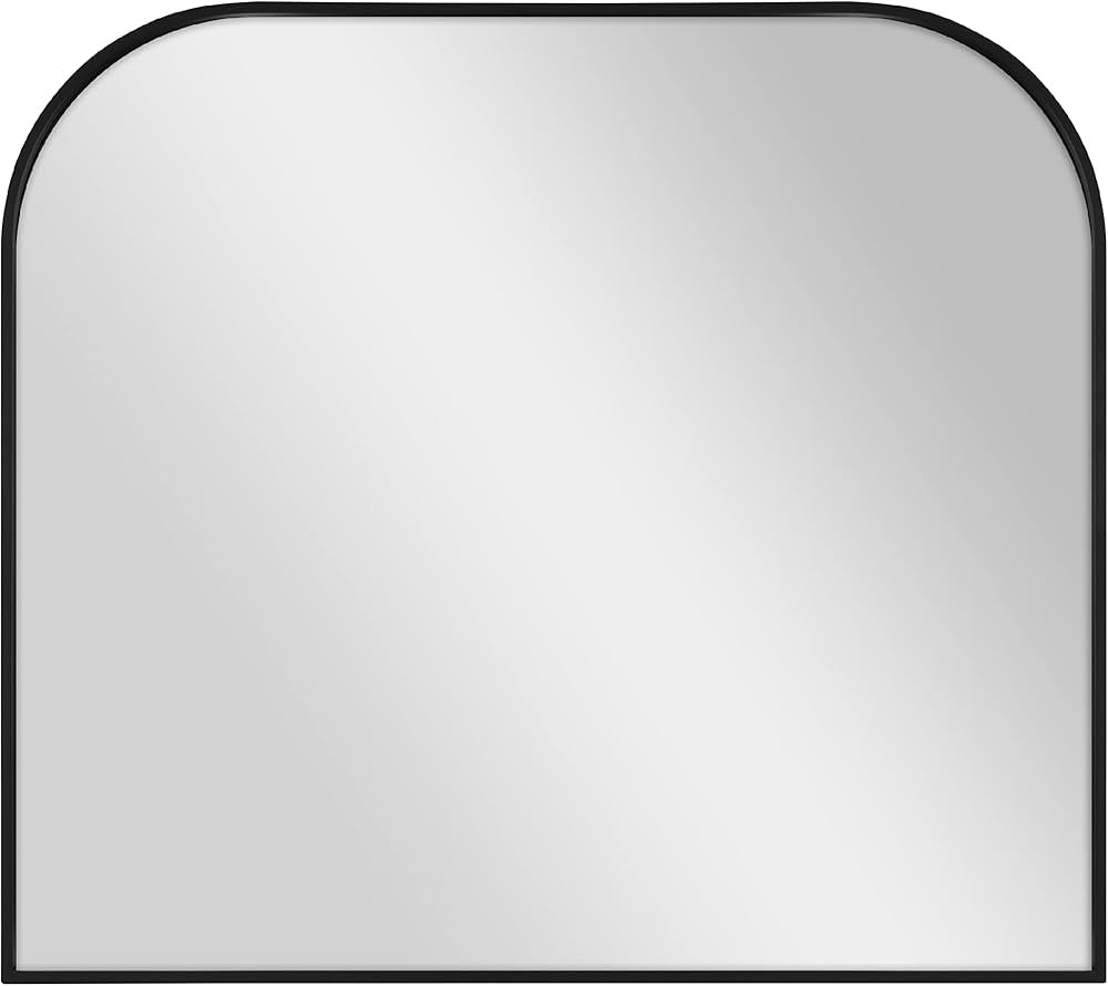 MCS Master & Co. Modern Metal Large Wall Mirror, Minimalist Home Decor Mantle Arch Mirror for Liv... | Amazon (US)