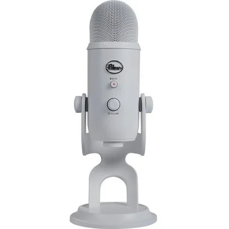 Blue Microphones Yeti Microphone - Stereo - 20 Hz to 20 kHz - Wired - Electret Condenser - Cardioid, | Walmart (US)