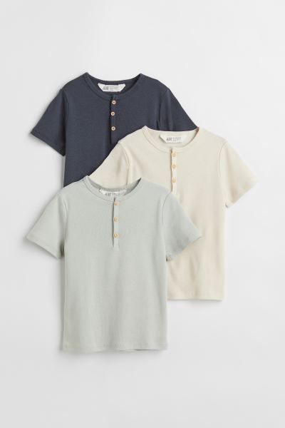 3-pack Cotton Henley Shirts
							
							$27.99
    $21.83$27.99 | H&M (US)