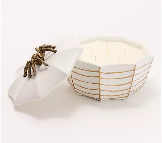 HomeWorx by Slatkin + Co. 50oz Spiderweb Coffee Table Filled Candle - QVC.com | QVC