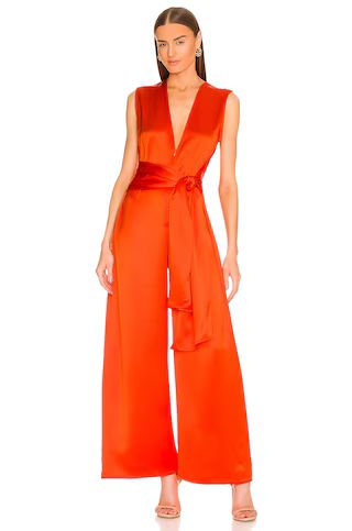 NONchalant Label Jana Jumpsuit in Orange from Revolve.com | Revolve Clothing (Global)