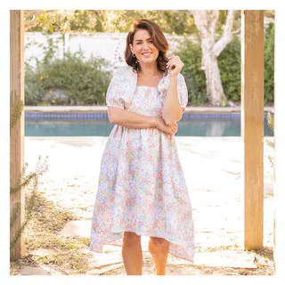 Blushing Flower Back-Tie Dress | Joe Fresh