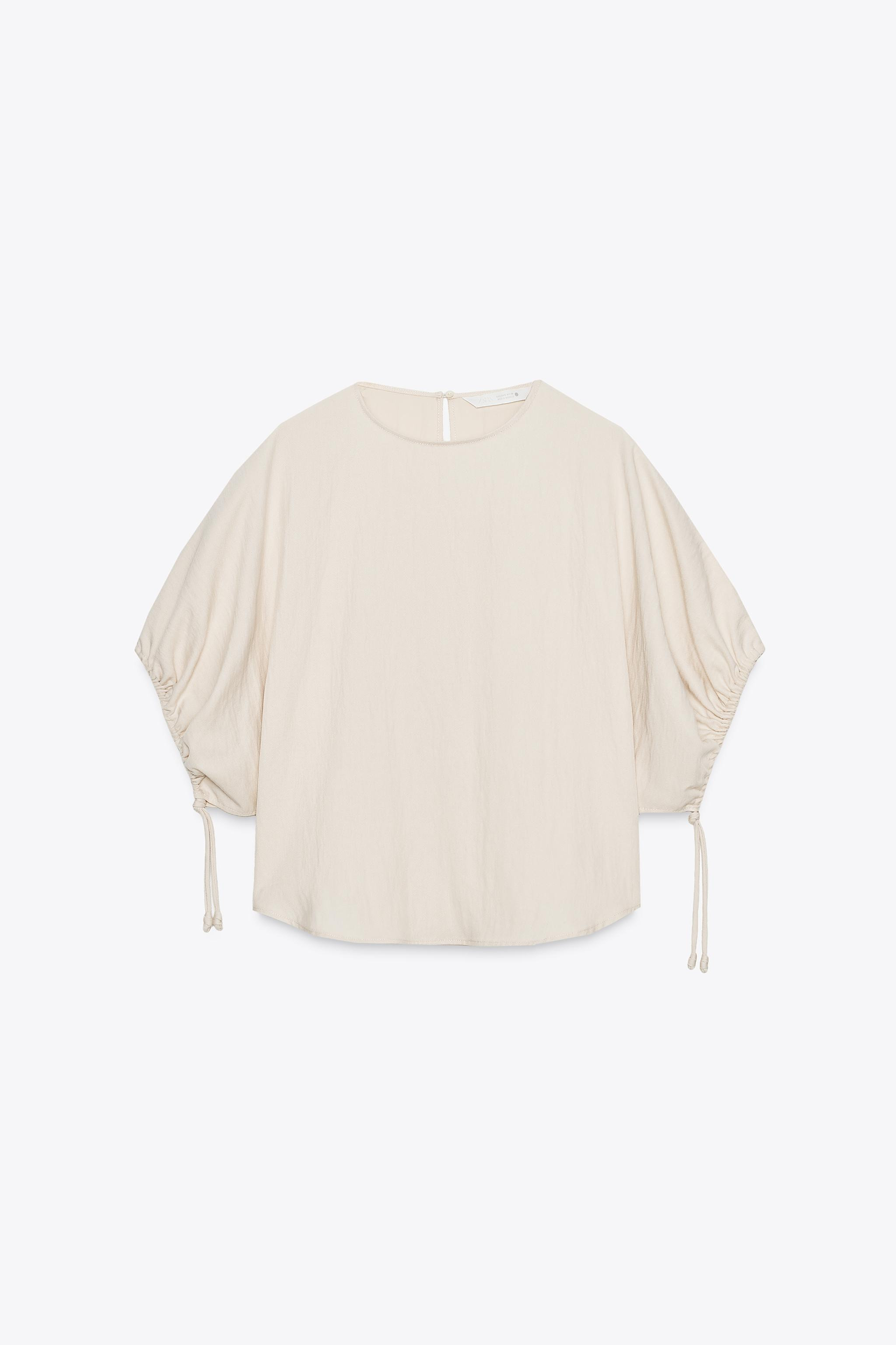 ZW COLLECTION PUFF SLEEVE BLOUSE | Zara US