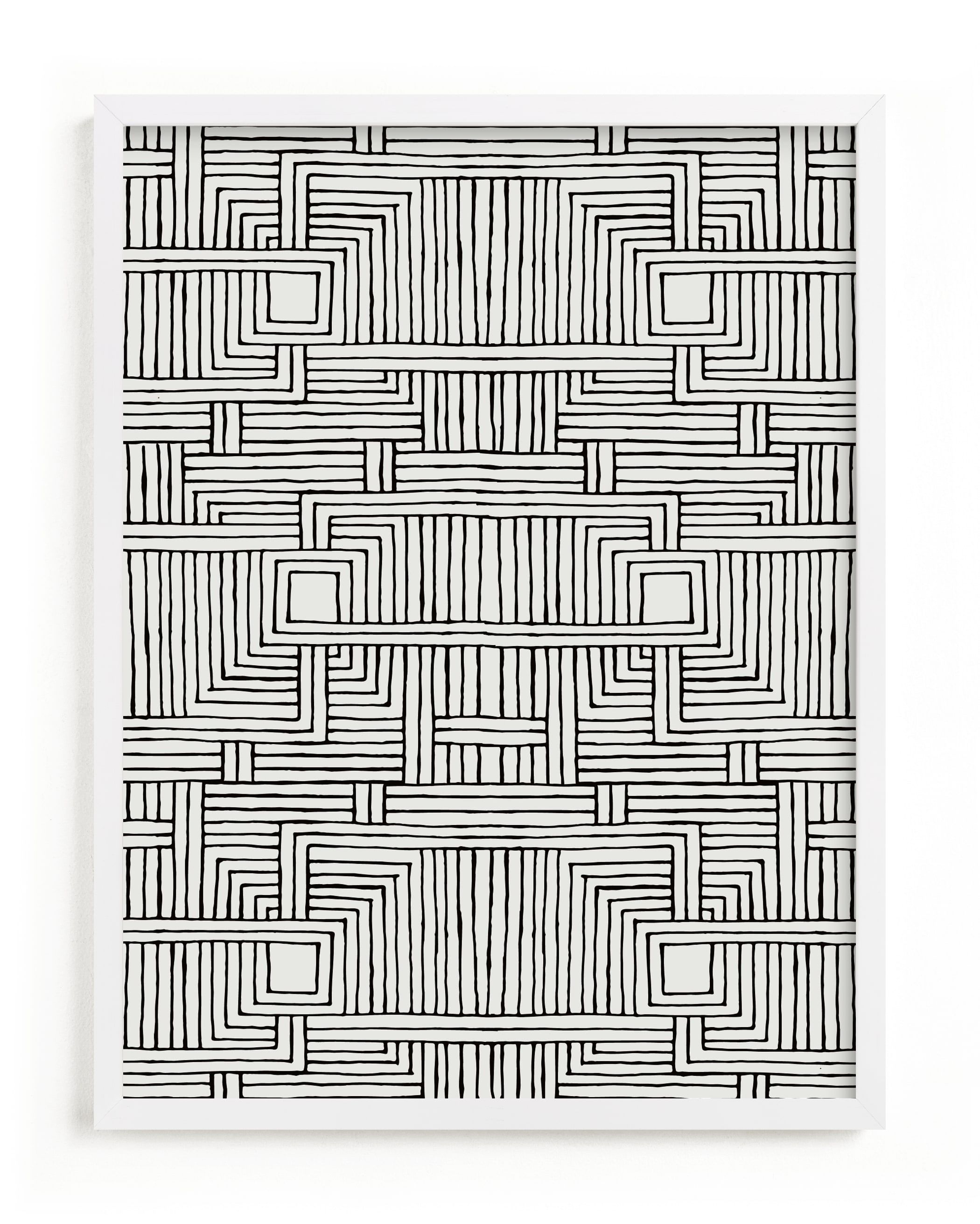 "Weaving Doodle" - Drawing Limited Edition Art Print by Katie Zimpel. | Minted