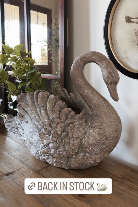 My beautiful vintage-inspired swan is back in stock!

#LTKfindsunder100 #LTKstyletip #LTKhome