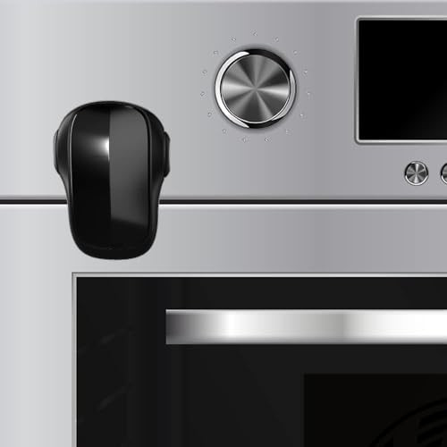 Moonybaby Childproof Oven Door Lock, Child Safety Oven Front Lock(ONLY for Flat Surface), Heat-Resistant, No Tool Needed, Jet Black | Amazon (US)