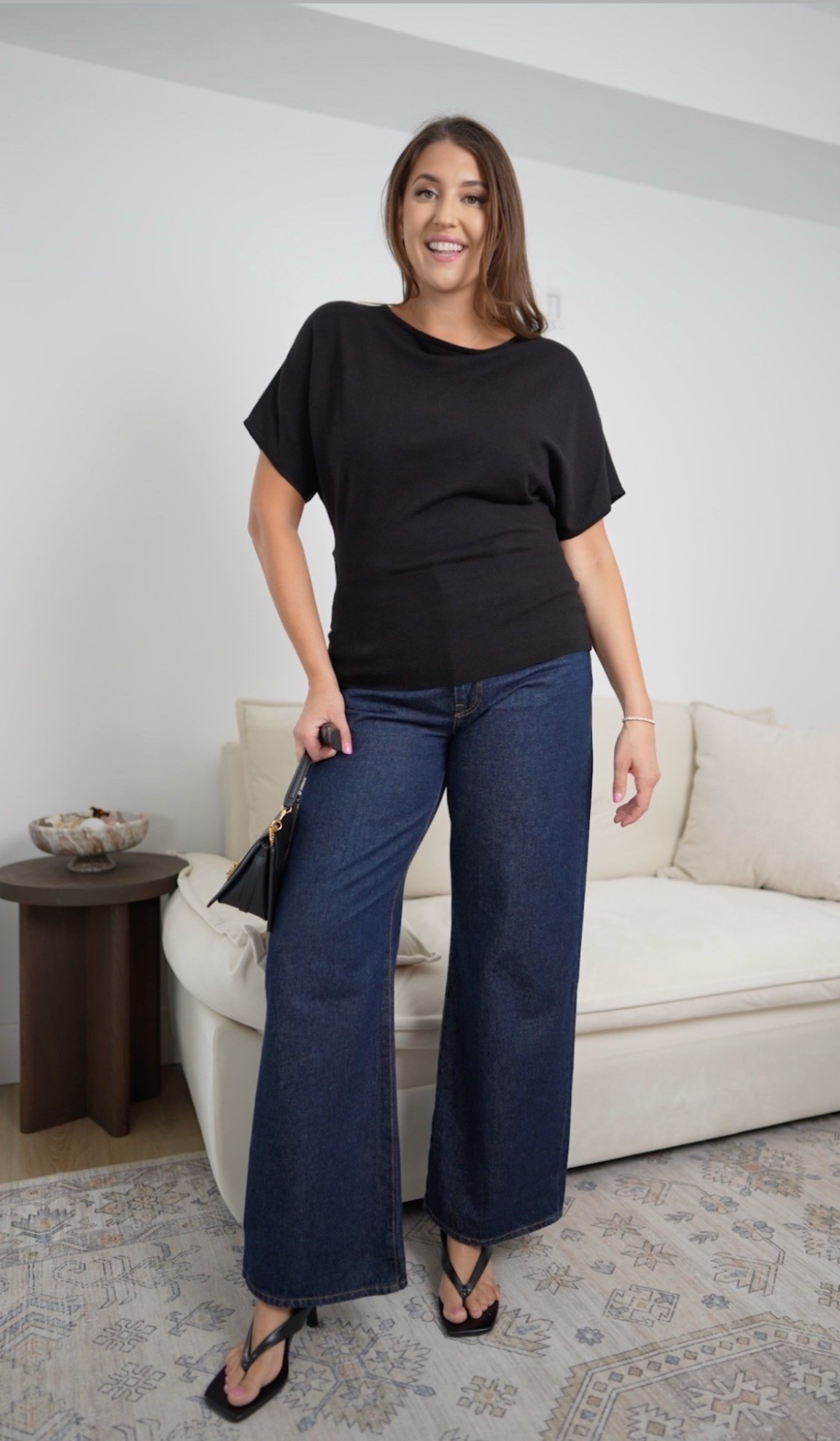 Effortless chic in everyday denim

Amazon black top outfit
wide leg jeans outfit
amazon heels
casual chic style
minimal neutral outfit

#LTKootd #LTKMidsize #LTKTall