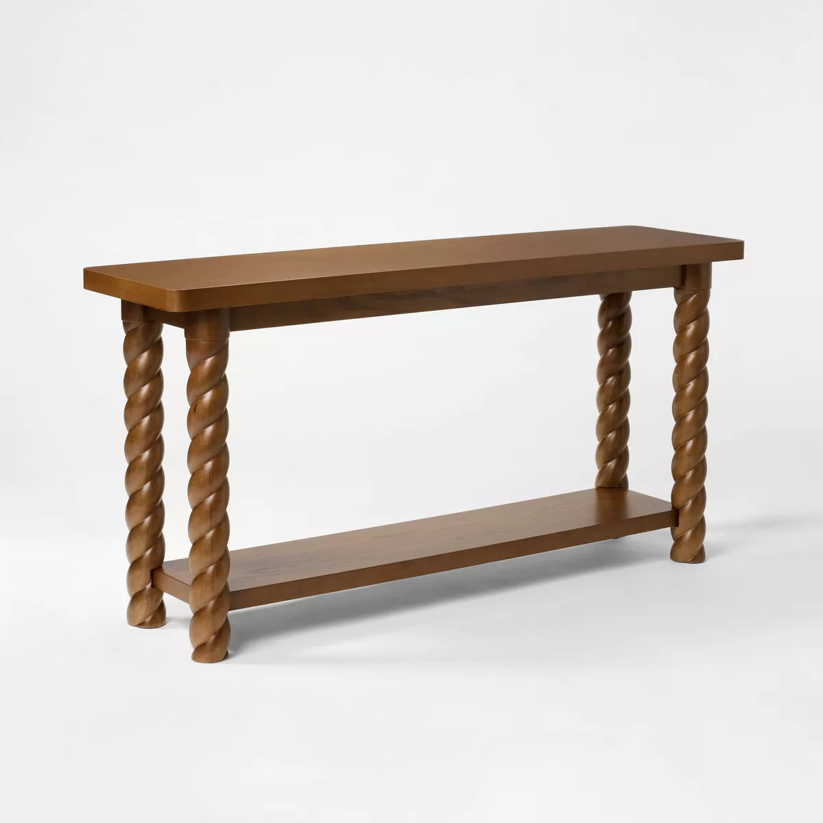 60'' Braided Console Table Walnut - Threshold™ designed with Studio McGee | Target