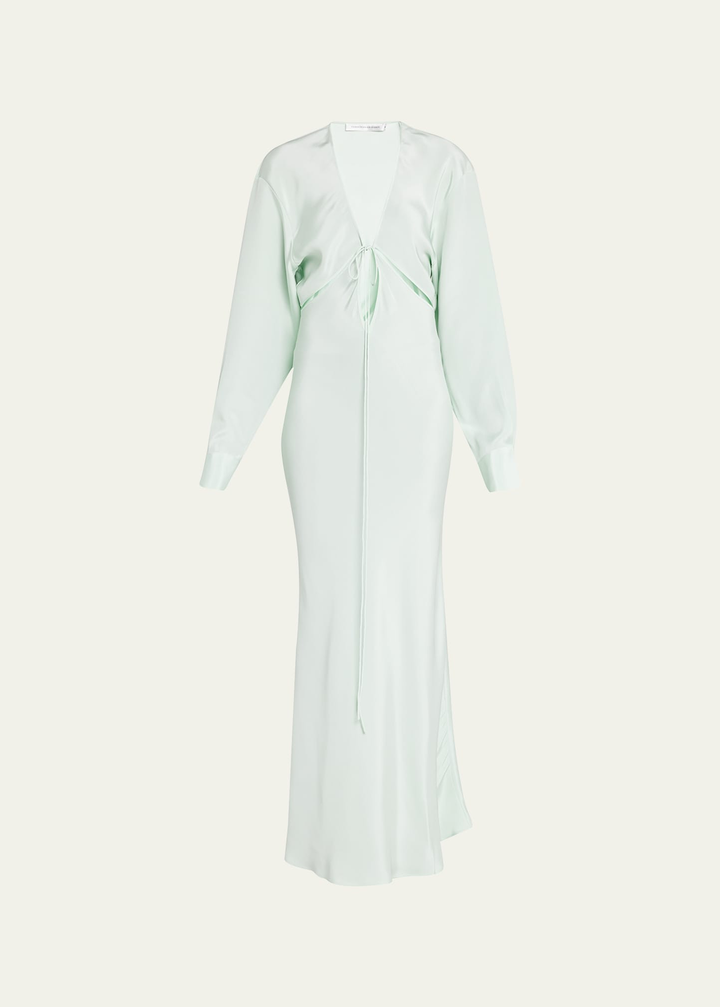 Christopher Esber Triquetra Front-Tie Shirtdress | Bergdorf Goodman