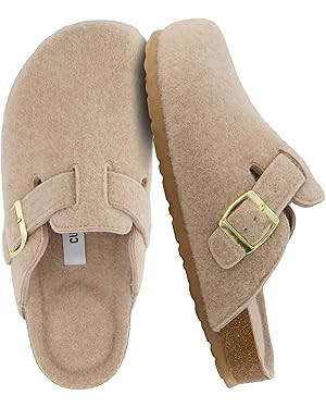 CUSHIONAIRE Hana Womens Clogs | Comfortable Vegan Suede Clogs for Women | Slip On Potato Shoes wi... | Amazon (US)